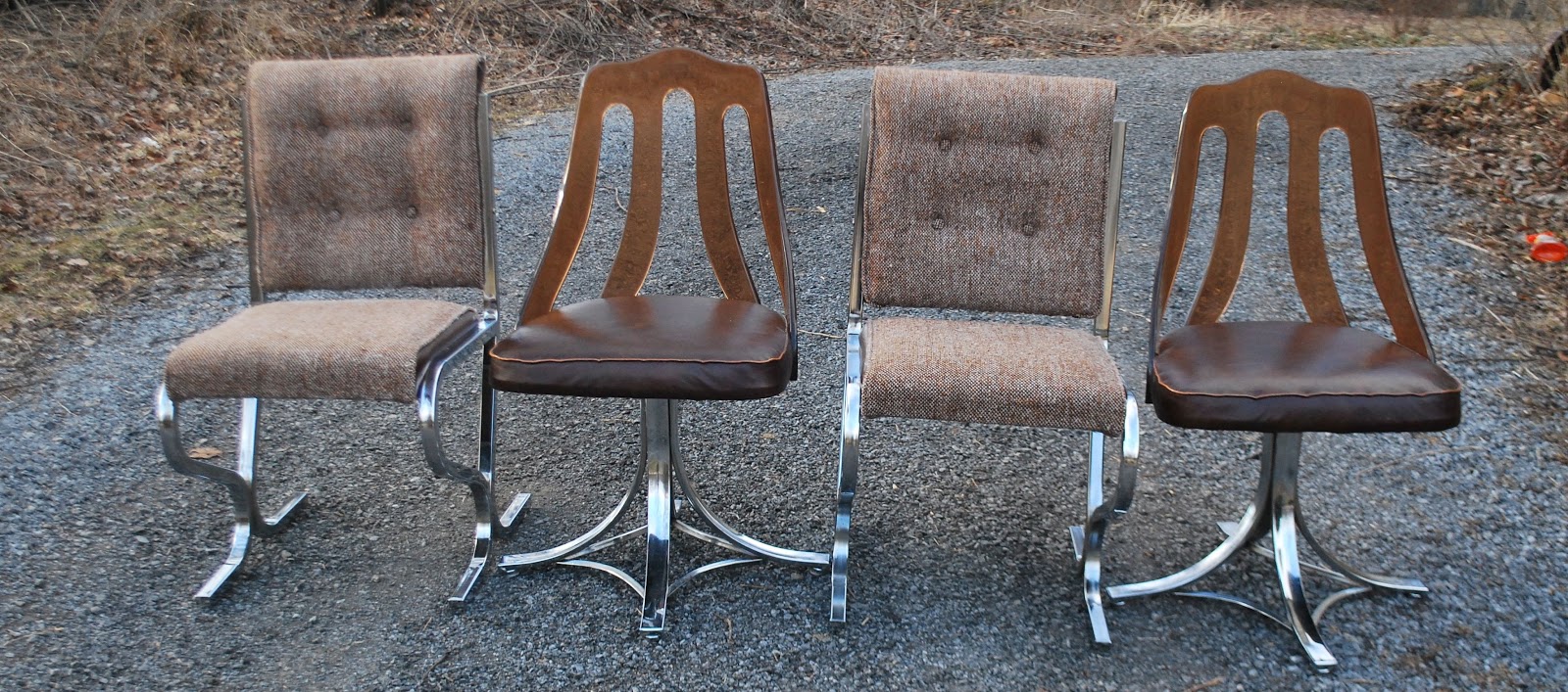 Tribute 20th Decor Lucite and Chrome Dining Chairs