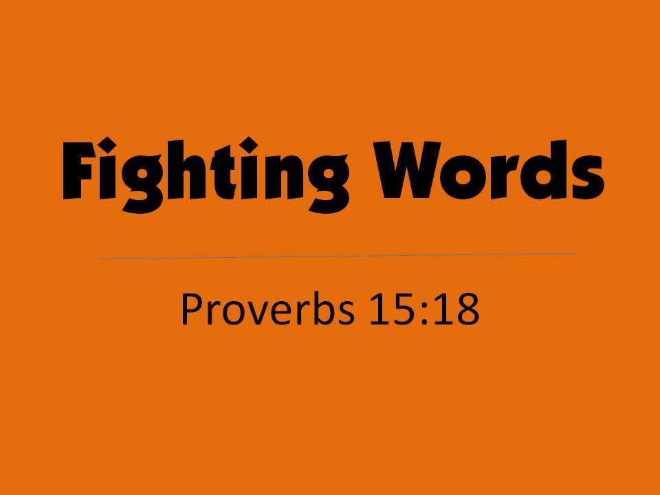 [Matt�s Messages] "Fighting Words" Matt Mitchell Hot