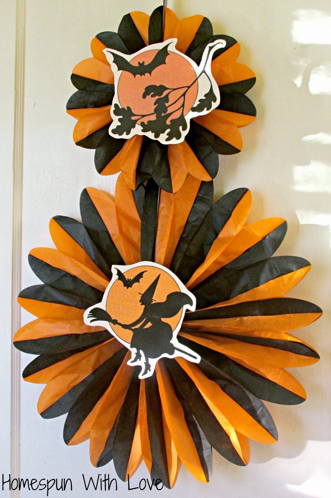 Homespun With Love Halloween Tissue Paper Decoration