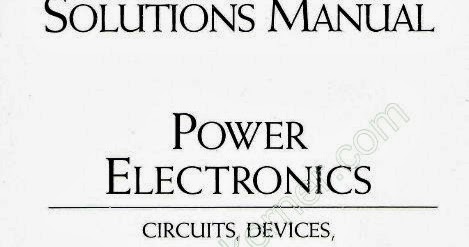 Power power electronics solution manual by M.H.Rashid.pdf
