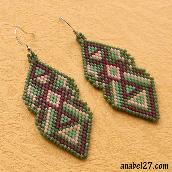 плетение из бисера кирпичиком схемы