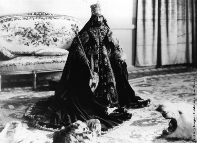 Stunning Image of Haile Selassie  in 1930 