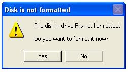 Flash Disk Minta Diformat terus
