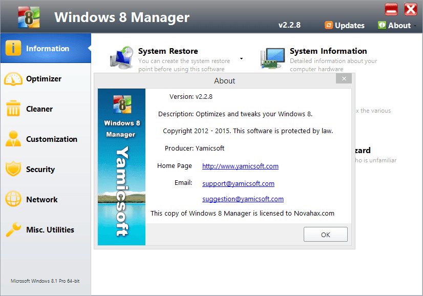   Windows 8 Manager -  10