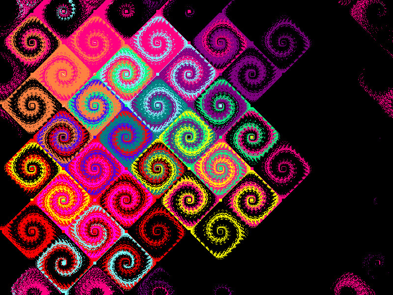 colourful swirls