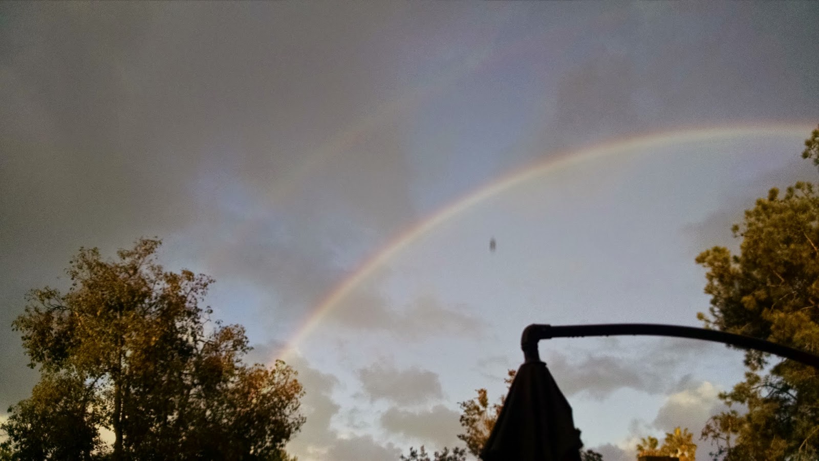 Encinitas double rainbow