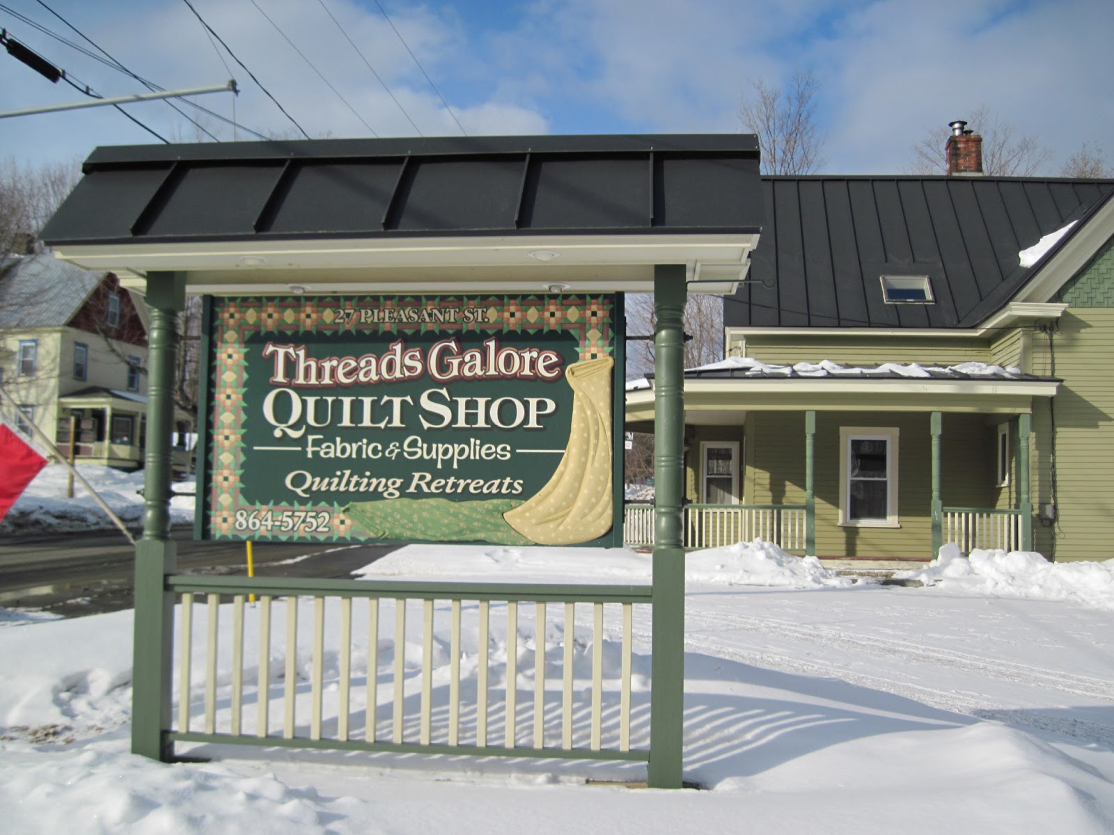 PugMom Quilts! Rangeley Maine Quilt Retreat