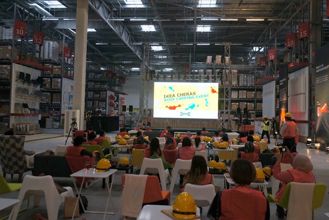 IKEA Cheras roof capping event