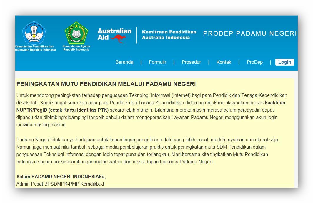 VIDEO TUTORIAL UNGGAH PKG PADAMU NEGERI VIDEO TUTORIAL UNGGAH PKG PADAMU NEGERI