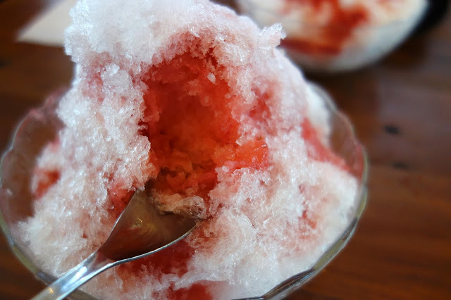 Japanese natural ice cone strawberry kachang japan tochigi