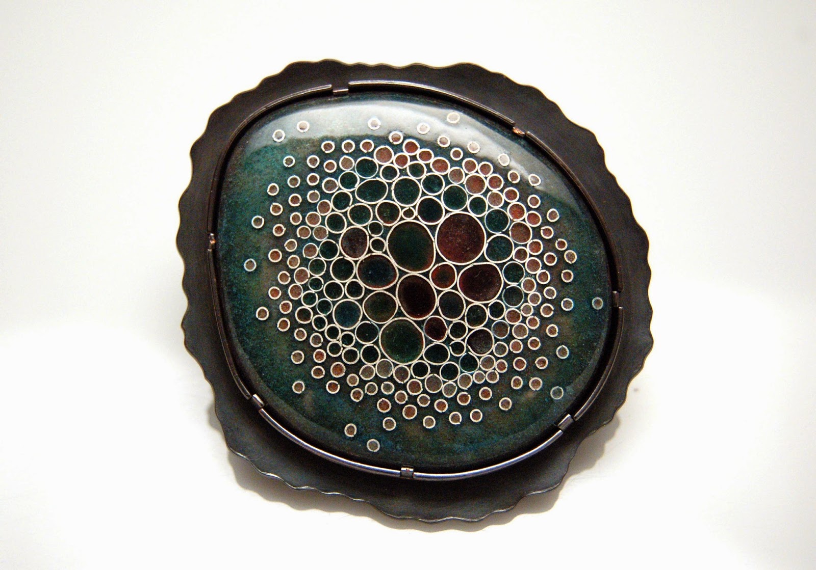 Silversmith+Jeweler Cloisonné enamel technique