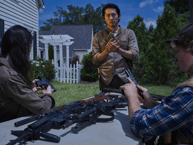 Steve Yeun como Glenn – The Walking Dead _ temporada 6, Gallery – Photo Credit: Frank Ockenfels 3/AMC
