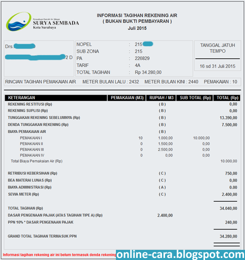 contoh proforma invoice
