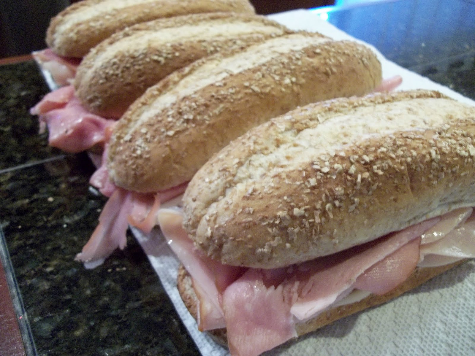 The Lonely Baker Freezing Sandwiches
