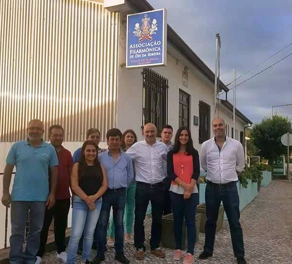 CANDIDATOS DO PSD VISITARAM A TUNA DE ÓIS DA RIBEIRA!