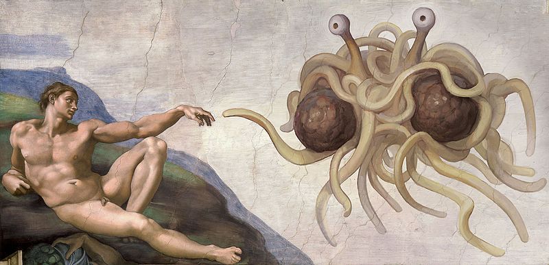 The Flying Spaghetti Monster!