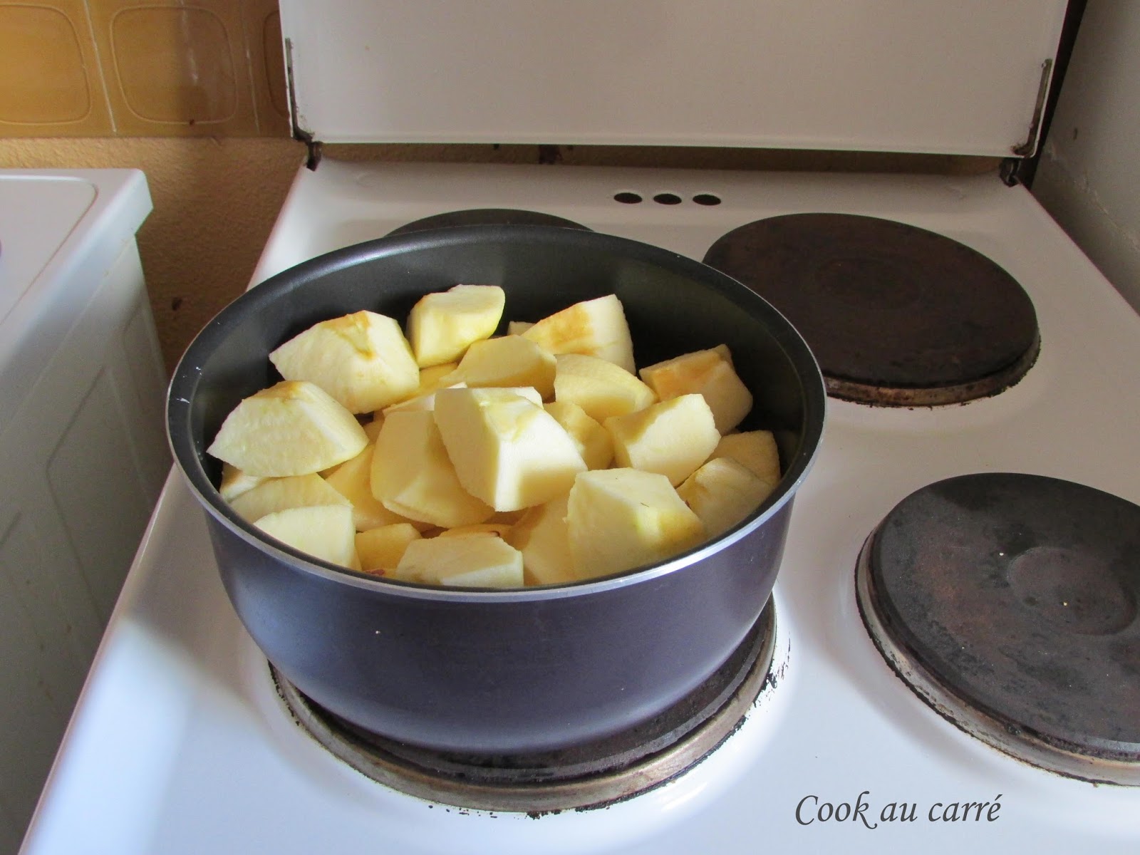 Cook au carré Compote pomme canelle