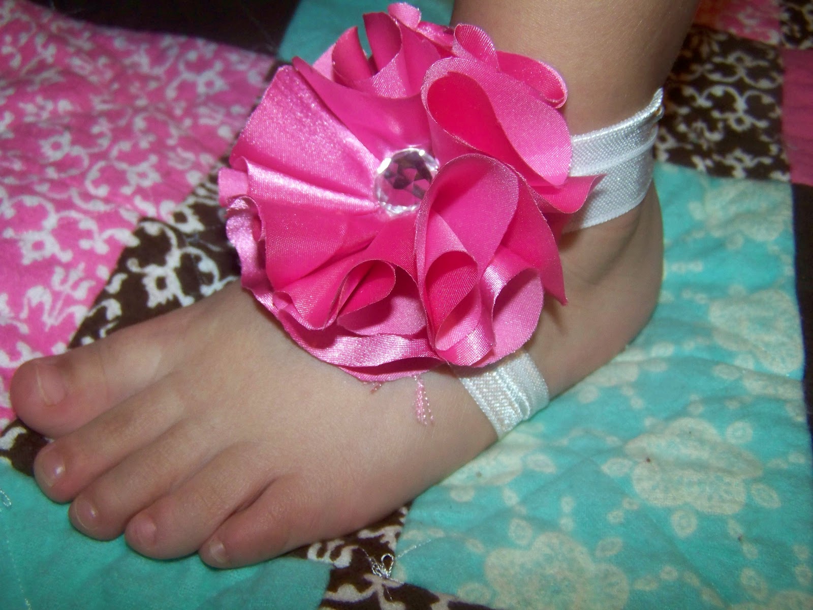 The Misadventures of Handmade SimpleSew Barefoot Sandals and Flower