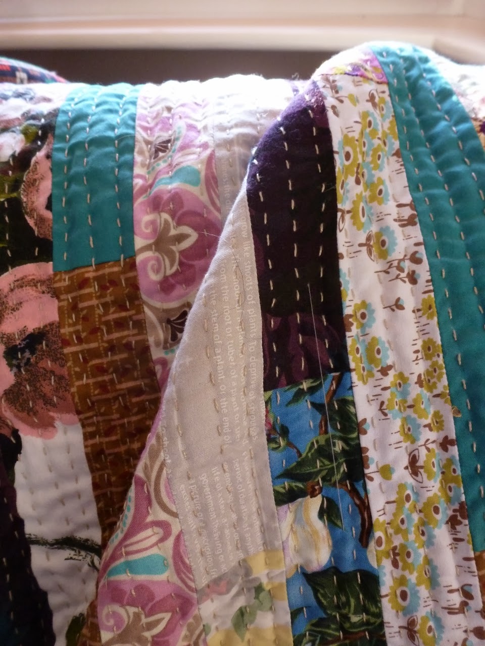 selfsewn kantha quilting