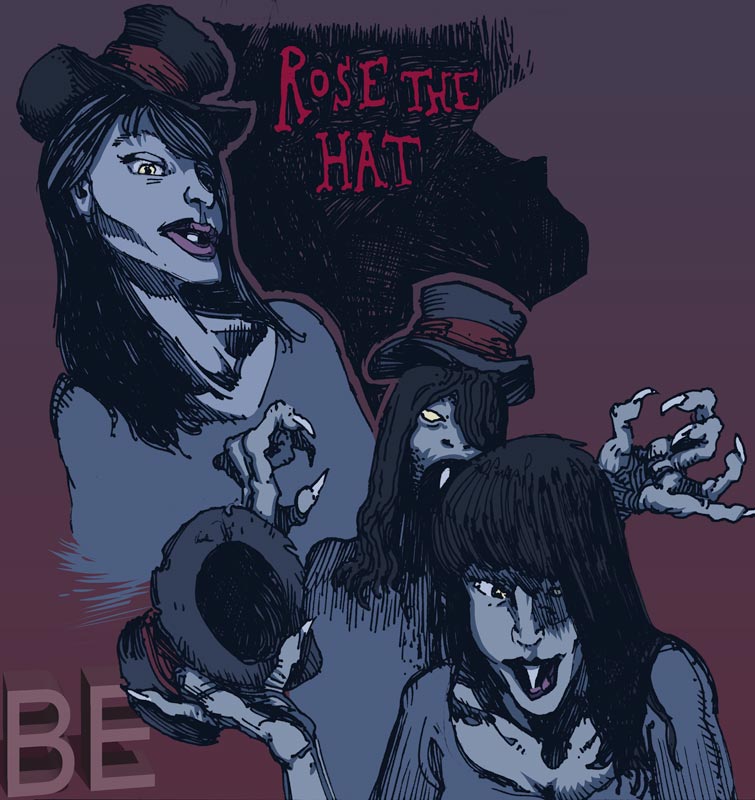 "Rose The Hat" fan art as predicted. 