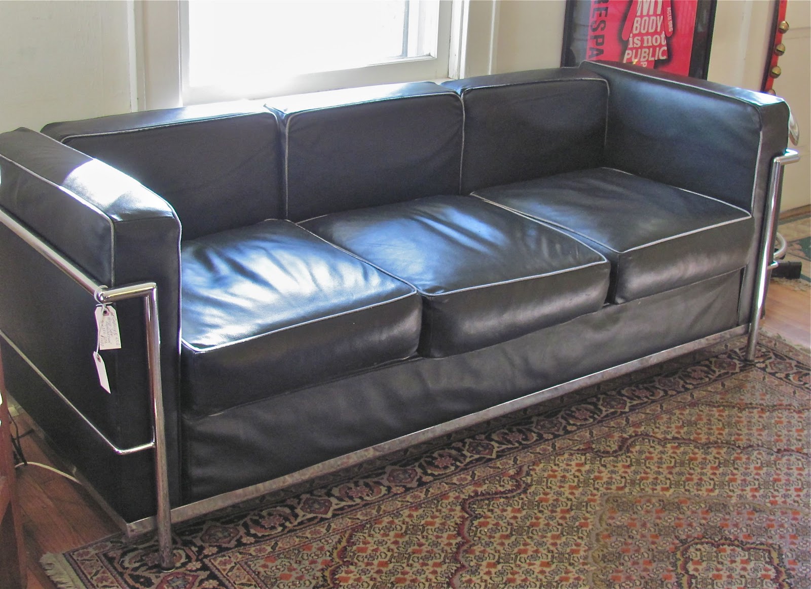 Corbusier Petite Sofa and Chairs Red Hook Antique Center