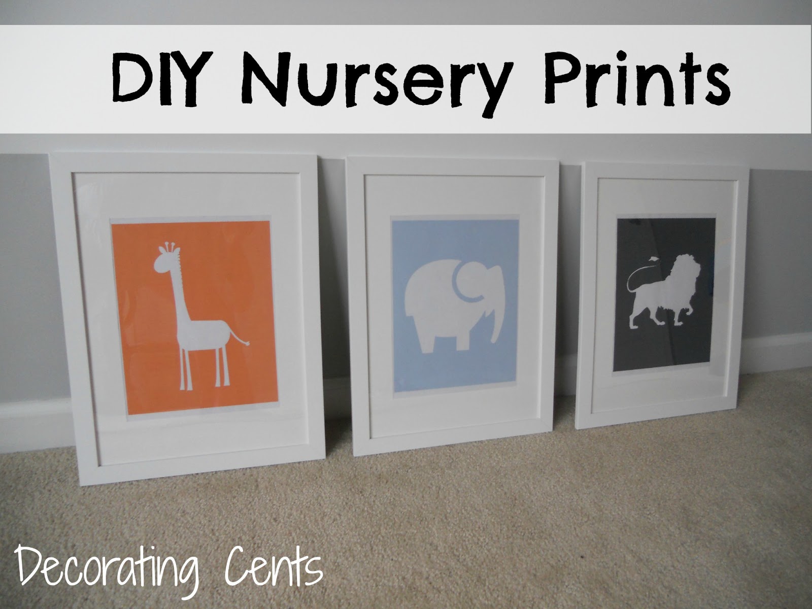 DIY Nursery Prints