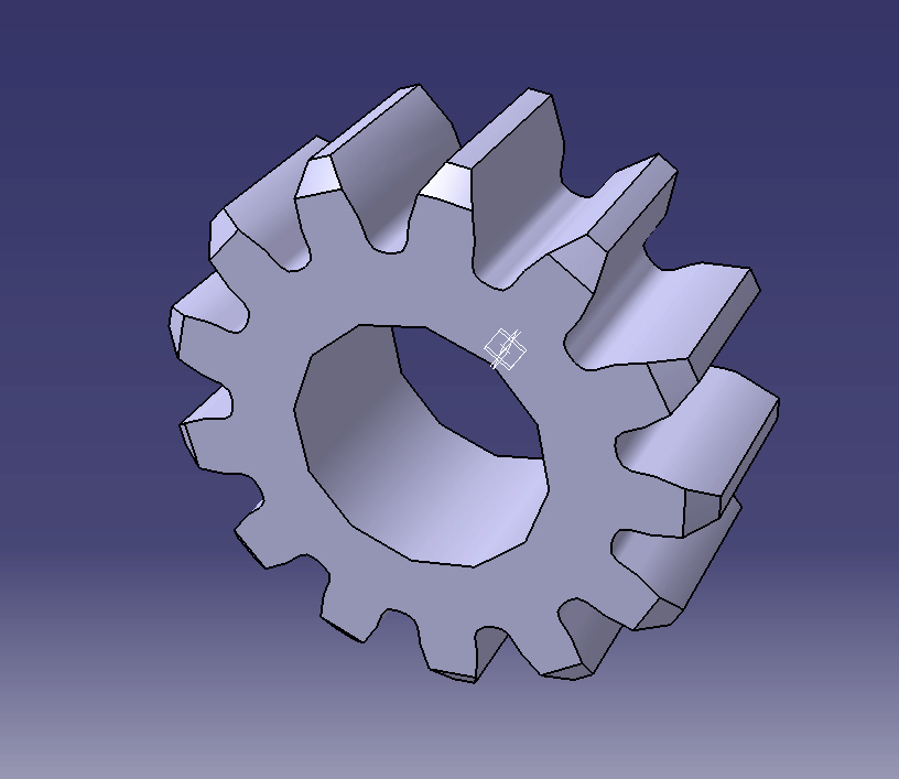 How to draw gears in catia