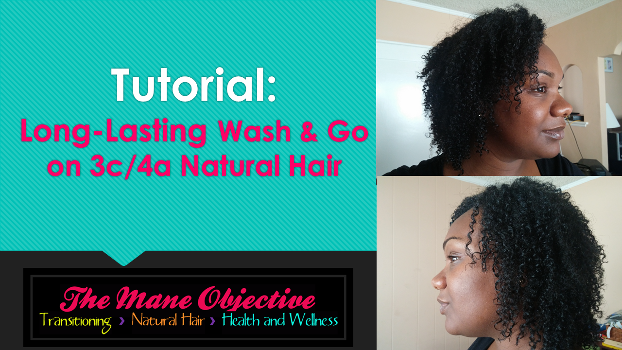 Tutorial Wash And Go On Type 3c 4a Natural Hair