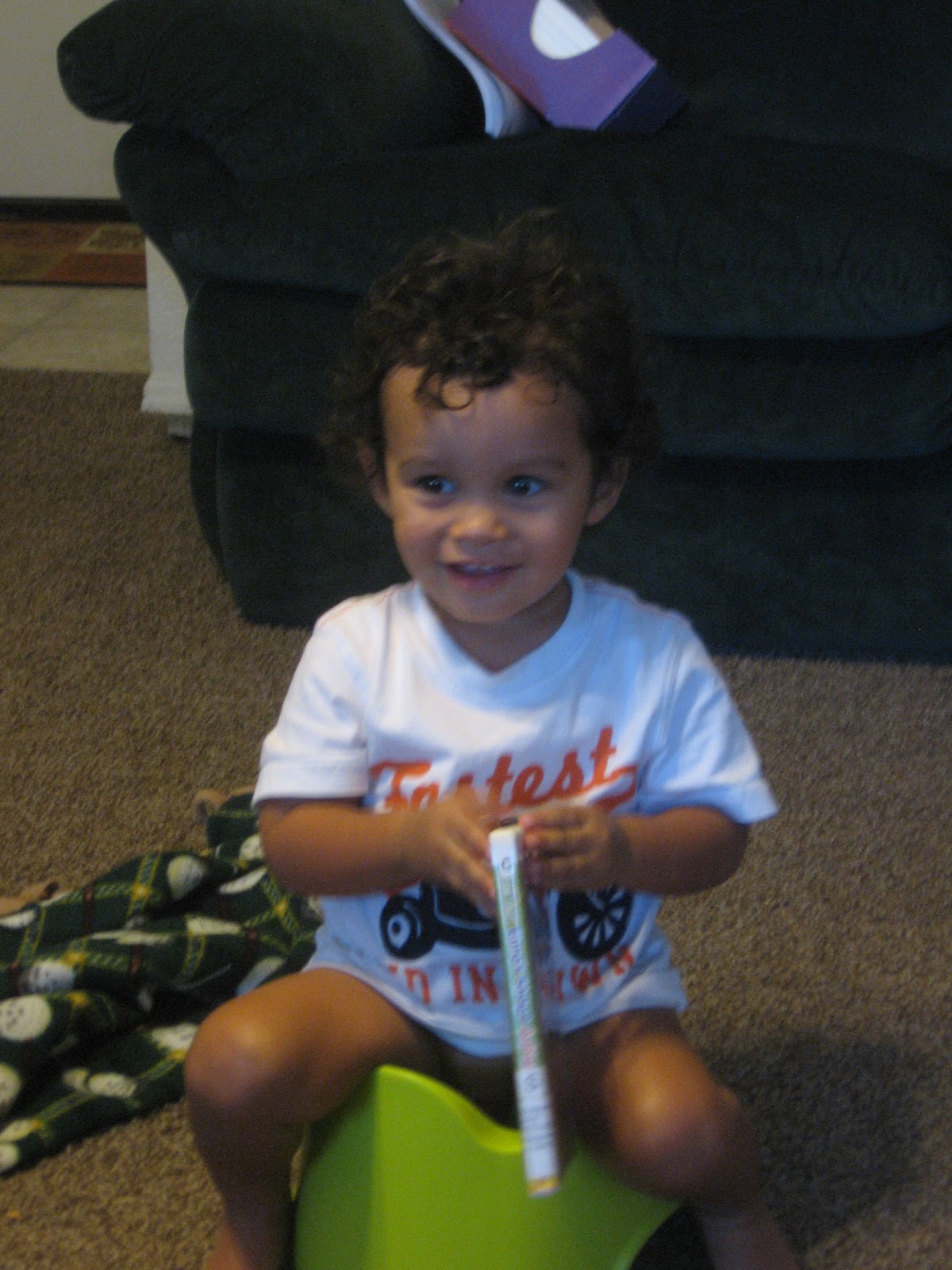 The Hand That Rocks the Cradle Potty Training Day 1