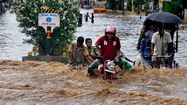 Delhi comes to a halt as downpour floods roads, snaps power, razes walls