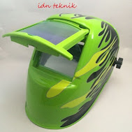 kedok las otomatis / kedok las auto darkening PRESSOL hijau HARGA Rp 675.000,-