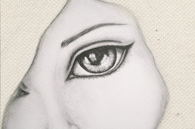 maryanka ...: Mirada triste - Dibujo a lapiz