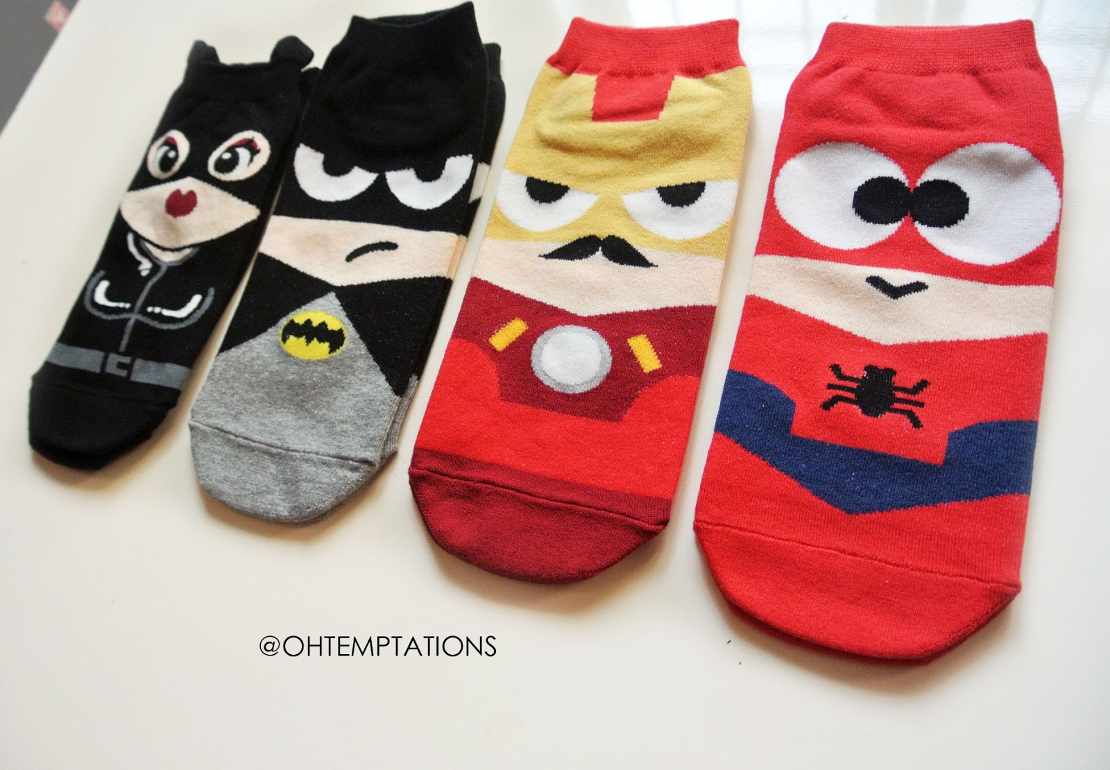 CL1075 Chibi Superheroes Socks (Ready Stock) Temptations