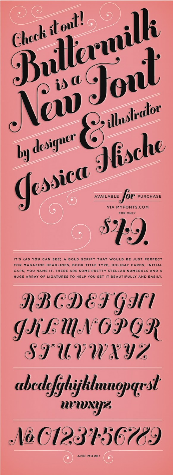 Buttermilk Font Announcement Searching Typography