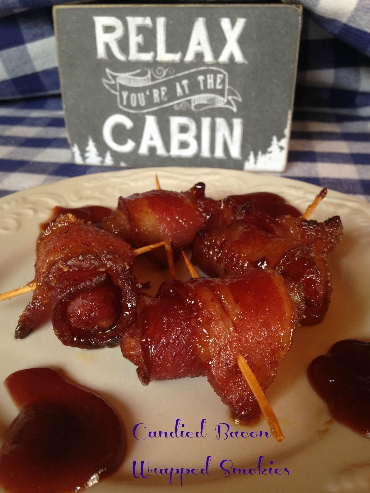 Turnips 2 Tangerines Candied Bacon Wrapped Lil Smokies