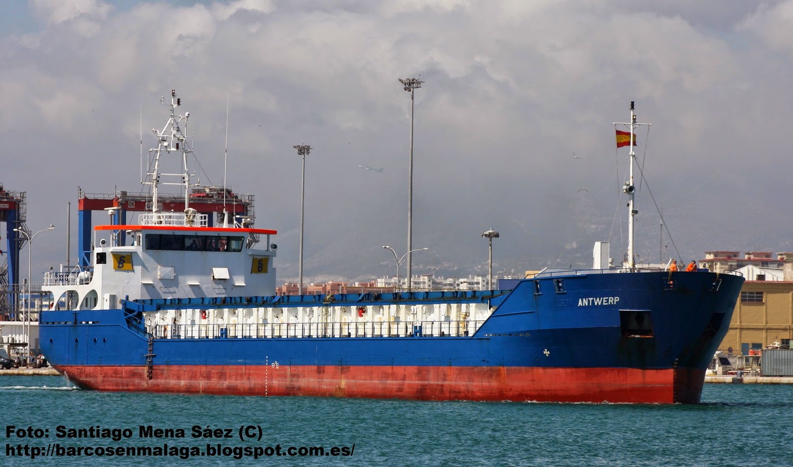 Barcos en Málaga ANTWERP (Primera escala en Málaga)
