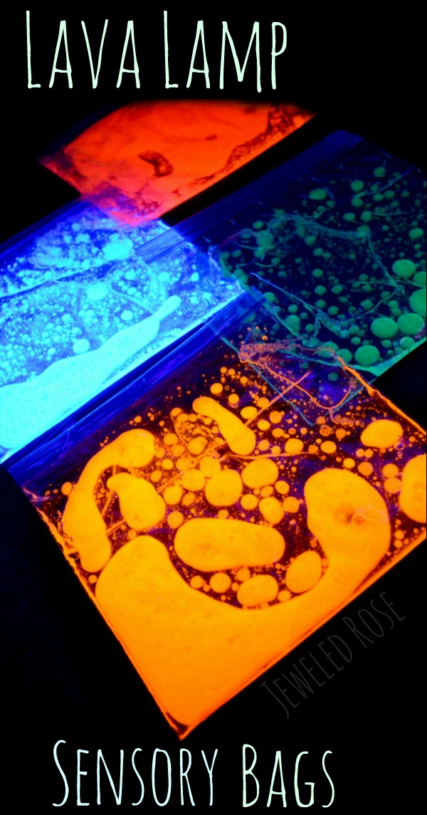 Lava Lamp Sensory Bags Growing A Jeweled Rose