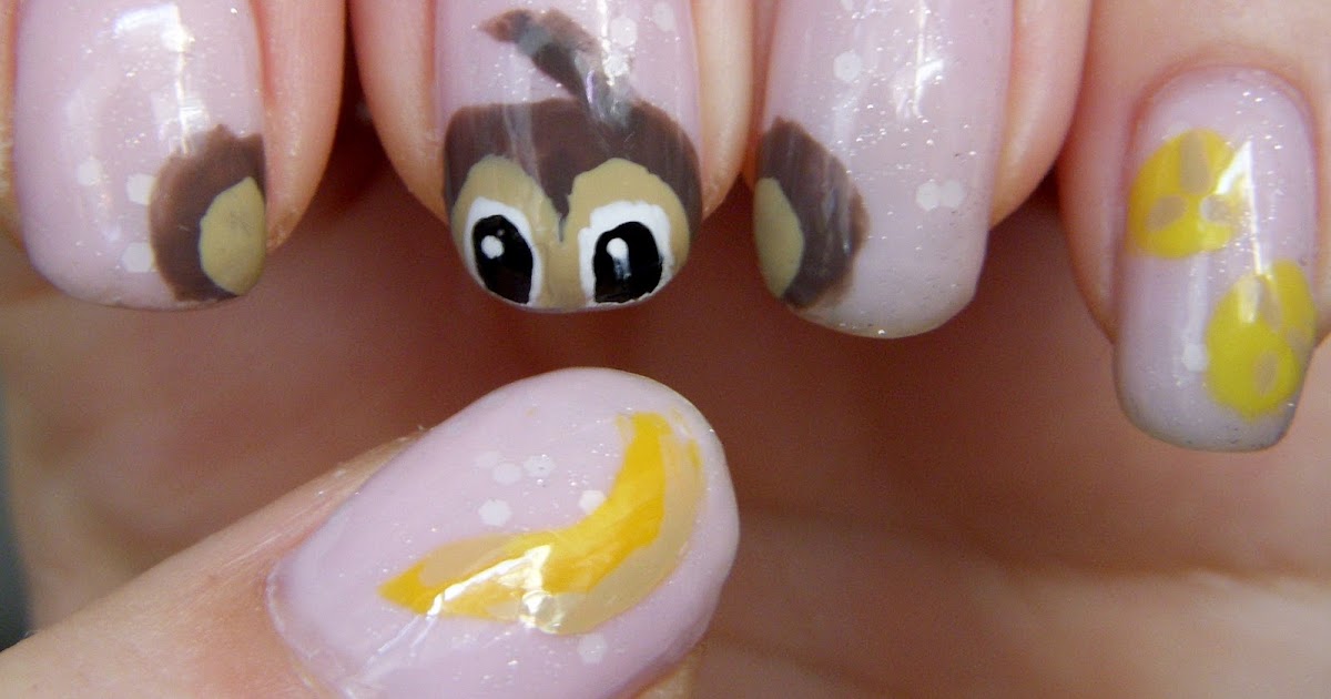 Quixii's Nails: 11/11/12 - Peek-A-Boo Monkey