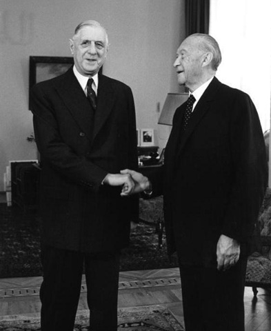 rencontre de gaulle adenauer 1958