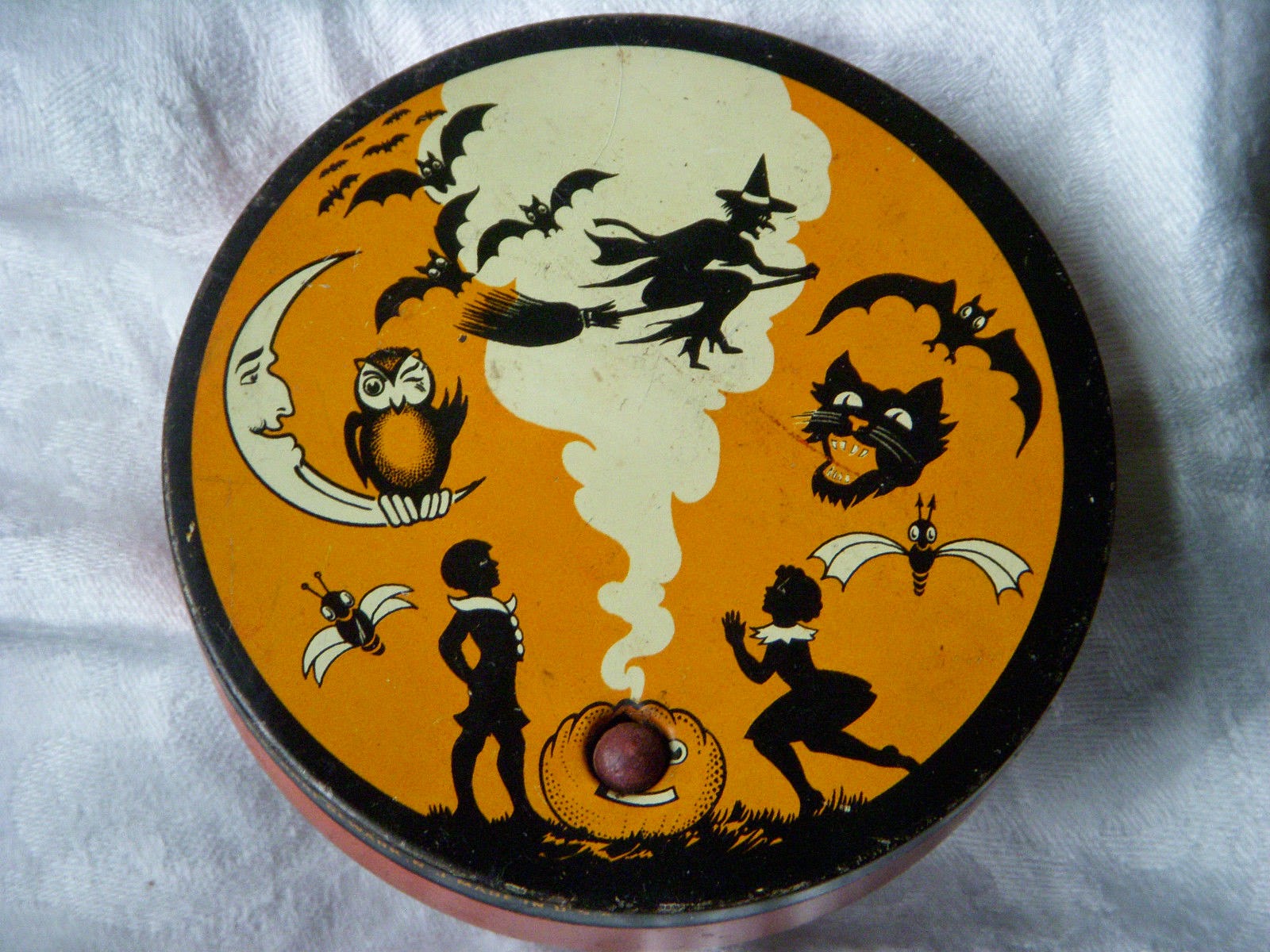 Vintage Halloween Collector Vintage Halloween Noisemaker Metal Noisemaker