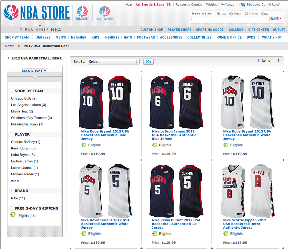 NWK to MIA NBA Store has the new 2012 London Games Basketball Jerseys up and the 20th
