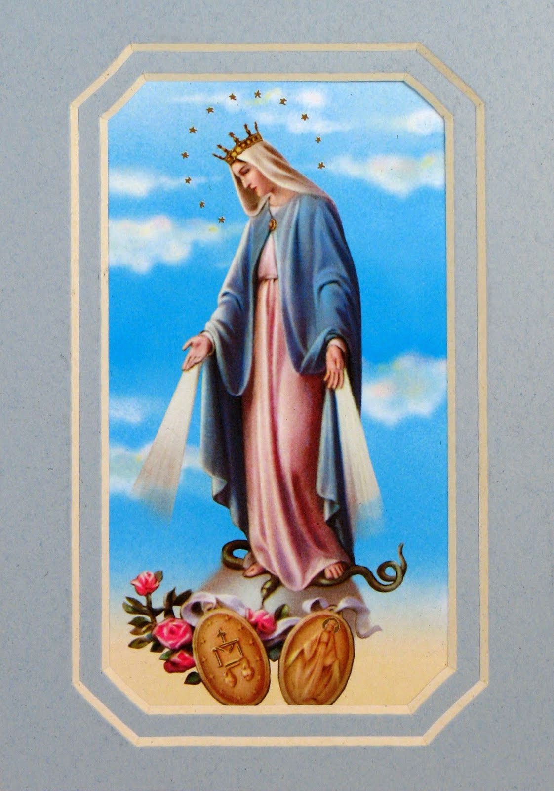 O Mary, conceived without sin, pray for us who have recourse to Thee!