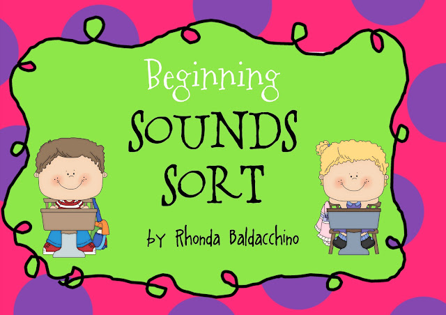 Classroom Fun: Beginning Sounds Sort ~ a freebie