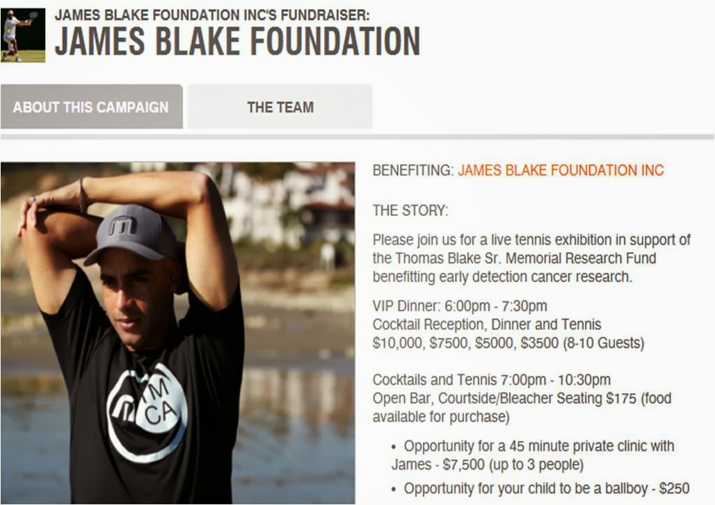 James Blake NYC Fundraiser December 5, 2013