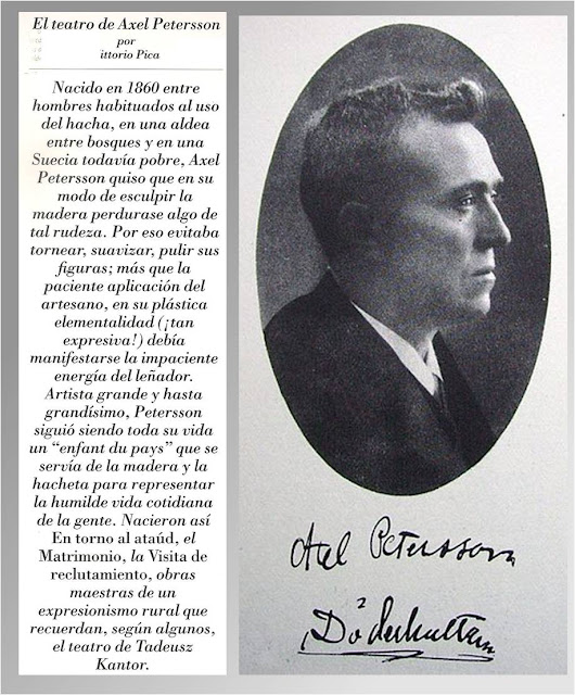 ARELARTE AXEL PETERSSON, LA EXPRESIVIDAD DE LA TALLA EN MADERA