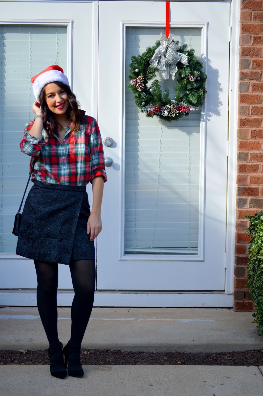 Rosy Outlook Christmas Day Outfit
