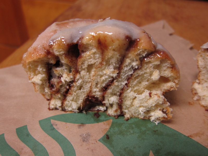 Review Starbucks Cinnamon Roll Brand Eating