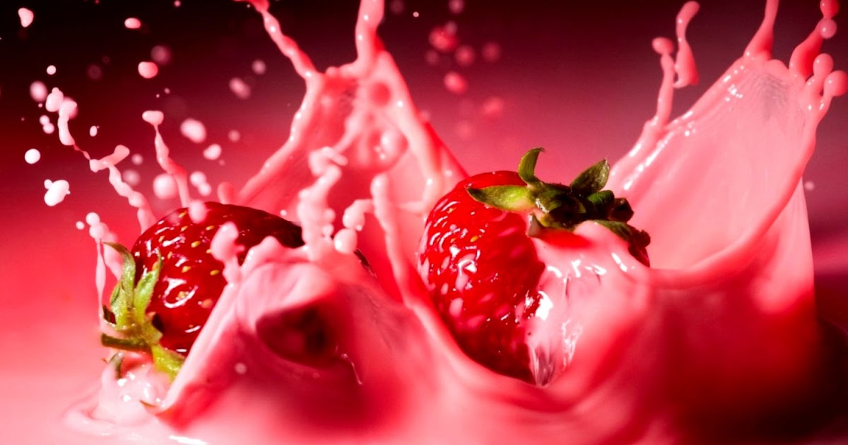 Pink Strawberry Wallpaper | Best image Background