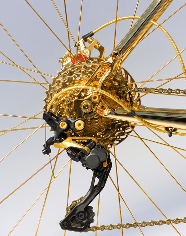 gold mountain bike wheels