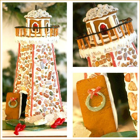 Instruction how to Make a Gingerbread Lighthouse